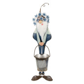 Figurina Gnom metal 19x18x67 cm