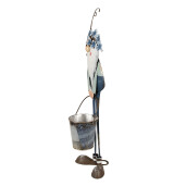 Figurina Gnom metal 19x18x67 cm