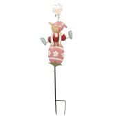 Decoratiune Gnom metal multicolor 24x7x84 cm