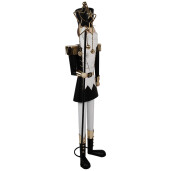 Figurina Spargatorul de Nuci fier alb negru 30x23x103 cm