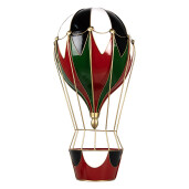 Decoratiune Balon Zburator metal multicolor 31x16x63 cm