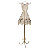 Manechin decorativ metal auriu maro 42x28x151 cm