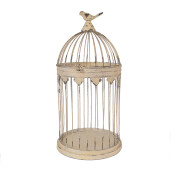 Set 2 colivii decorative metal maro vintage (2) 32x60 cm, 23x40 cm