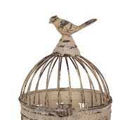 Set 2 colivii decorative metal maro vintage (2) 32x60 cm, 23x40 cm