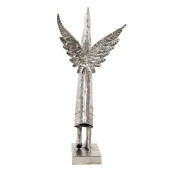 Figurina Inger metal argintiu 30x15x50 cm
