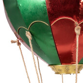 Decoratiune Craciun Balon Zburator metal multicolor Ø 97x160 cm
