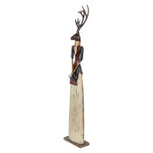 Figurina Ren metal multicolor 17x10x86 cm