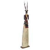 Figurina Ren metal multicolor 17x10x86 cm