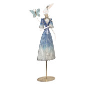 Figurina Iepuras Paste metal multicolor 26x12x73 cm