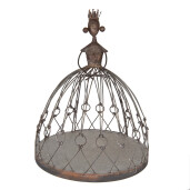 Suport ghiveci flori metal maro Ø 44x57 cm
