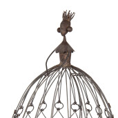 Suport ghiveci flori metal maro Ø 44x57 cm