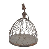 Suport ghiveci flori metal maro Ø 44x57 cm