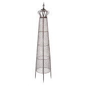 Decoratiune gradina metal maro Ø 30x151 cm