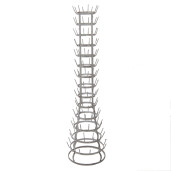 Suport cani metal gri Ø 41x148 cm