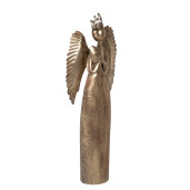 Figurina Inger metal auriu 52x22x144 cm