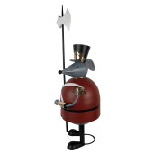 Figurina Craciun Soricel metal multicolor 50x37x127 cm