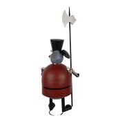 Figurina Craciun Soricel metal multicolor 50x37x127 cm