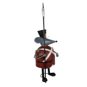 Figurina Craciun Soricel metal multicolor 50x37x127 cm