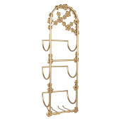 Suport sticle vin metal auriu 21x13x62 cm