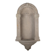 Raft perete ceramica gri 39x13x78 cm