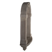 Raft perete ceramica gri 39x13x78 cm