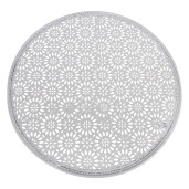 Set mobilier gradina masa, 2 scaune fier alb II Ø 60x70 cm / 50x40x93 cm (2)
