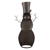 Figurina Om de Zapada metal multicolor 36x13x69 cm