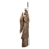 Figurina Inger metal auriu 48x18x136 cm