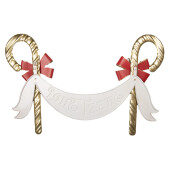 Decoratiune Craciun, suspendabila, metal multicolor Sweet Shop 91x5x59 cm