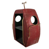 Raft perete metal multicolor vintage 48x26x60 cm