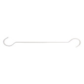 Cuier metal alb 100x6x1 cm