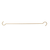 Cuier metal auriu 120x6x1 cm