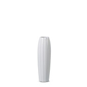 Vaza flori ceramica alba Polka  14,5 x 49 cm