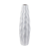 Vaza flori ceramica alba 15,5 x 58 cm