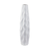 Vaza flori ceramica alba 18 x 76 h