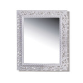 Oglinda perete polipropilena alba 53,5 x 64 cm