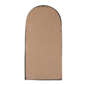 Oglinda perete polirasina neagra 15x2x31 cm