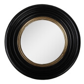 Oglinda perete polirasina neagra aurie 31x4 cm