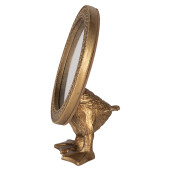 Oglinda masa polirasina aurie 13x6x16 cm