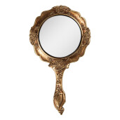 Oglinda de mana polirasina multicolora 10x2x18 cm