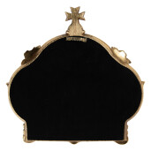 Oglinda perete polirasina aurie 30x3x30 cm