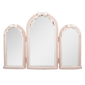 Oglinda masa polirasina roz 48x4x34 cm