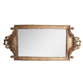 Tava decorativa polirasina aurie 19x3x40 cm