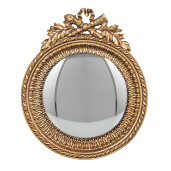 Oglinda perete polirasina aurie 18x3x22 cm