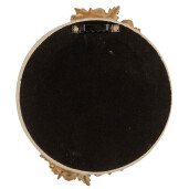 Oglinda perete polirasina bej aurie 14x2x16 cm