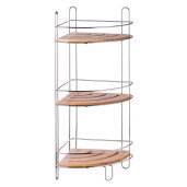 Raft suspendabil 3 polite metal bambus 19,5 x 19,5 x 48,5 cm