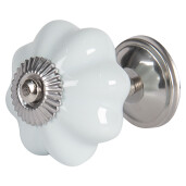 Buton mobilier ceramica albastra Blue 4 cm