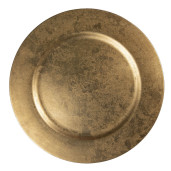 Farfurie din melamina auriu antic 33 cm
