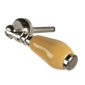 Maner mobilier ceramica galbena 2x2x6 cm