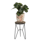 Suport ghiveci flori maro 13x22 cm